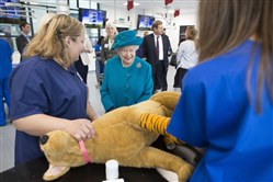 Her Majesty The Queen has today opened the University of Surrey's new £45m School of Veterinary Medicine, accompanied by His Royal Highness The Duke of Edinburgh.