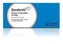 Boehringer Ingelheim Vetmedica has launched Benefortin (benazepril hydrochloride), an ACE inhibitor licensed for the treatment of congestive heart failure (CHF) in dogs. It is also licensed for the treatment of chronic renal insufficiency (CRI) in cats.