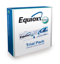 Merial has launched a trial pack version of Equioxx® (firocoxib), the company's COX-2 specific NSAID for horses, which contains 10 tubes of the oral paste.