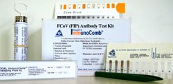 Woodley Equipment has launched ImmunoComb diganostic test kits for FIP, canine Leptospira and Ehrlichia