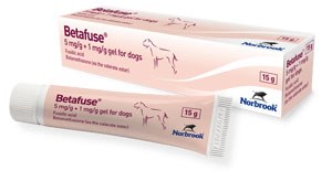 Norbrook Laboratories has announced the launch of Betafuse Gel for dogs, a steroid-based antibiotic preparation indicated for the treatment of surface pyoderma such as acute moist dermatitis ('hot spots') and intertrigo (skin fold dermatitis). 