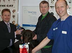 1000th Braid Vets client receives champagne