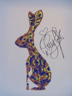 Cheryl Cole's hare for Great Ormond Street Children's Hospital