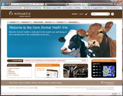 Novartis Animal Health has launched a new website 