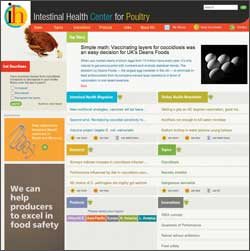 Poultry intestinal health website