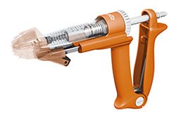 high precision treatment gun for single-handed low volume subcutaneous injections