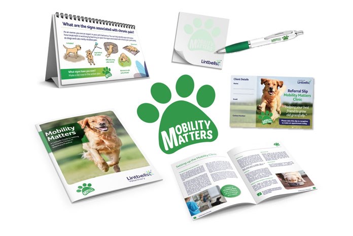Lintbells has announced that it will be running it's Mobility Matters initiative, which offers practices support materials to hold nurses' mobility clinics for pets with stiff joints, in October this year. 