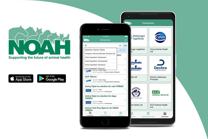 The National Office of Animal Health (NOAH) has published the 2019 edition of its Compendium of Data Sheets for Animal Medicines and updated the accompanying app.