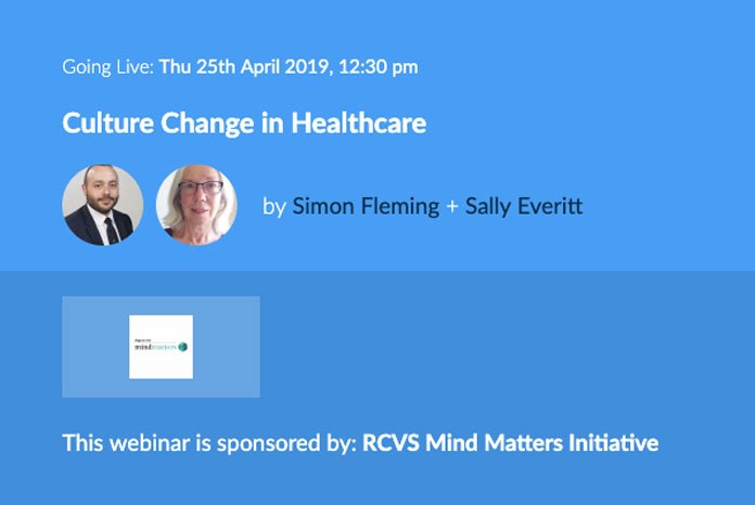 Culture Change In Healthcare is presented by Simon Fleming, a trauma and orthopaedic registrar who has a special interest in combating bullying, undermining and harassment in human healthcare, and Sally Everitt MRCVS, the ex Head of Scientific Policy at BSAVA.