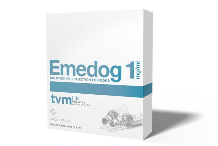 TVM (previously Forum Animal Health) has announced that over the coming weeks, Apometic will be replaced by Emedog, a new, improved apomorphine injection with a new concentration and new dose.