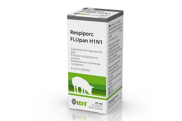 Hysolv Animal Health UK has launched Respiporc FLUpan H1N1