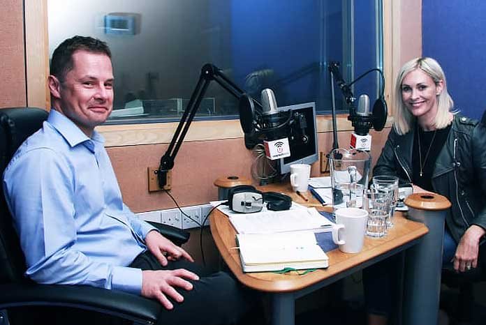 Presenter Jenni Falconer and Merial vet Mike Woodhouse (pictured) discussed parasites during a radio day