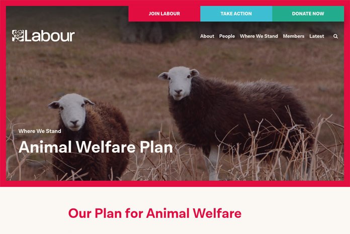 The race to become the cuddliest, fluffiest, puppy-friendly political party got a little bit closer today as Labour launched a 50 point draft policy document outlining its plans for action on animal welfare.