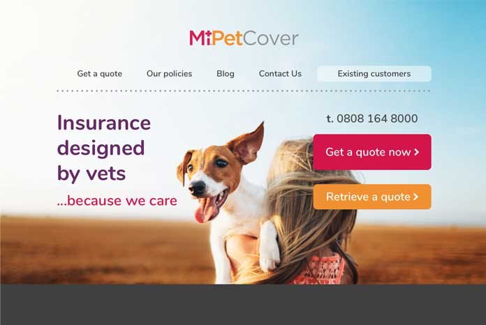 CVS, the corporate veterinary group, has launched MiPet Cover, its own range of insurance products for dogs and cats, including a premium 'lifetime' care policy.