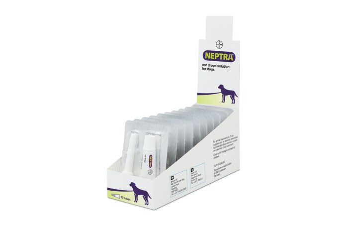 Bayer Animal Health has announced that it has been given marketing authorisation in Europe for Neptra (florfenicol, terbinafine hydrochloride, mometasone furoate), a new treatment for canine otitis externa which requires just one dose, administered by the veterinary surgeon.