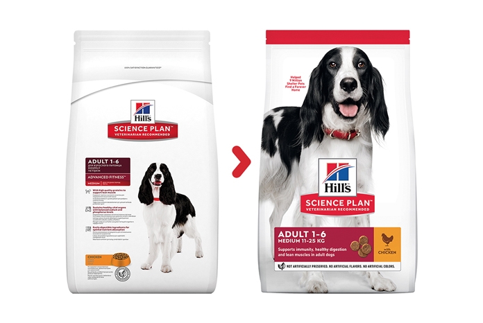 Hill's Pet Nutrition has introduced a new look for its Science Plan dog and cat range.
