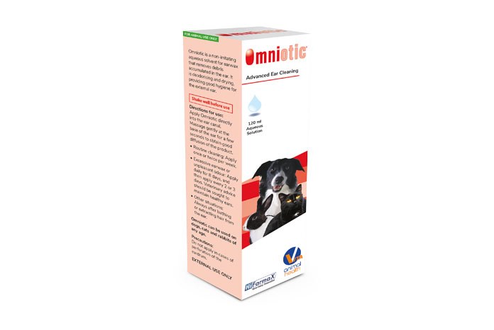 Vita Animal Health has launched Omniotic, a new ear cleaner for use in dogs, cats and rabbits.