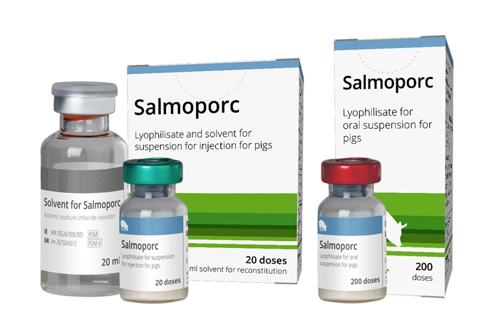 Ceva has launched Salmoporc, a salmonella vaccine for pigs, in the UK and Ireland.