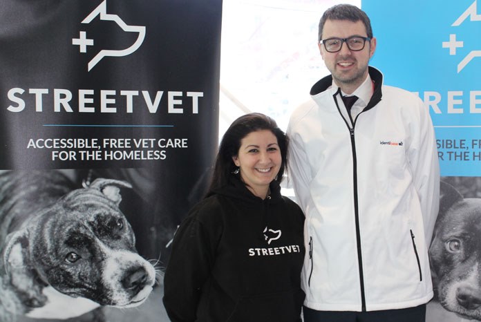 Jade Statt from StreetVet with James Beaumont from Animalcare