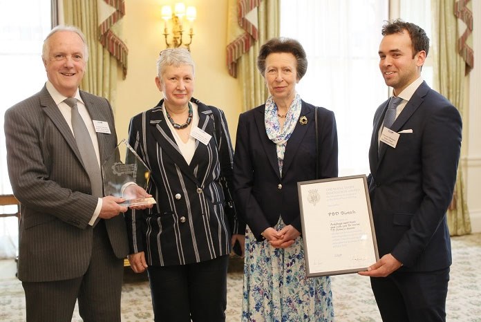 Dr Ben Swift from Royal Veterinary College and Dr Cath Rees from Nottingham University have been off to Buckingham Palace to collect the Royal Dairy Innovation Award for a bovine tuberculosis test they developed together. 