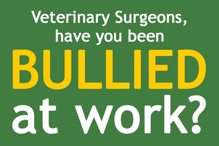 VetSurgeon.org and VetNurse.co.uk are conducting a survey to find out how many veterinary surgeons and nurses have been bullied in practice over the course of the last year.