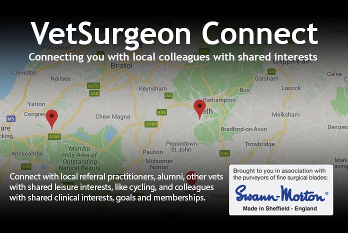 VetSurgeon.org, in association with Swann Morton, has launched a new system designed to help veterinary surgeons, students and other members of the profession forge useful contacts in their local area.