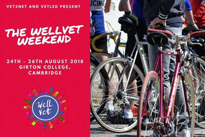 Vetsnet and VetLed have announced the first WellVet Weekend, an event designed to offer veterinary surgeons a chance to recharge, refresh and re-energise, will take place at Girton College, Cambridge, on 24th-26th August 2018.