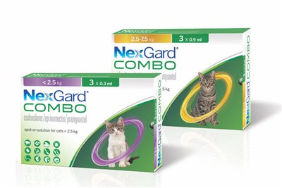 Boehringher launches Nexgard Combo spot on for cats