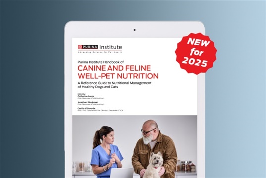 New Purina nutrition handbook for vets