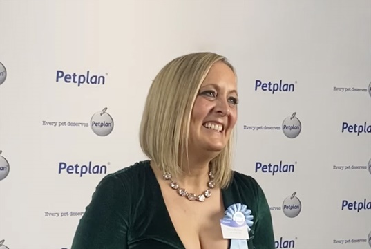 Claire McCabe is Petplan's Vet of the Year